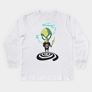 Alien No Peace Kids Long Sleeve T-Shirt